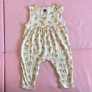 Bird and bean sleeveless one piece